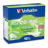 Verbatim 12x Cd-Rw Media 12x Maximum Write Speed Branded Adorable