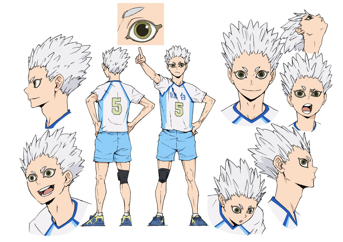 Tvアニメ ハイキュー To The Top 小さな巨人 高校no 1セッター 新キャラ 星海光来 宮侑の設定画公開 にじめん