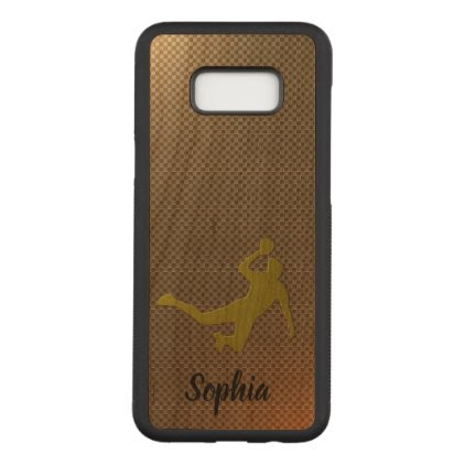 Golden Handball Carved Samsung Galaxy S8+ Case