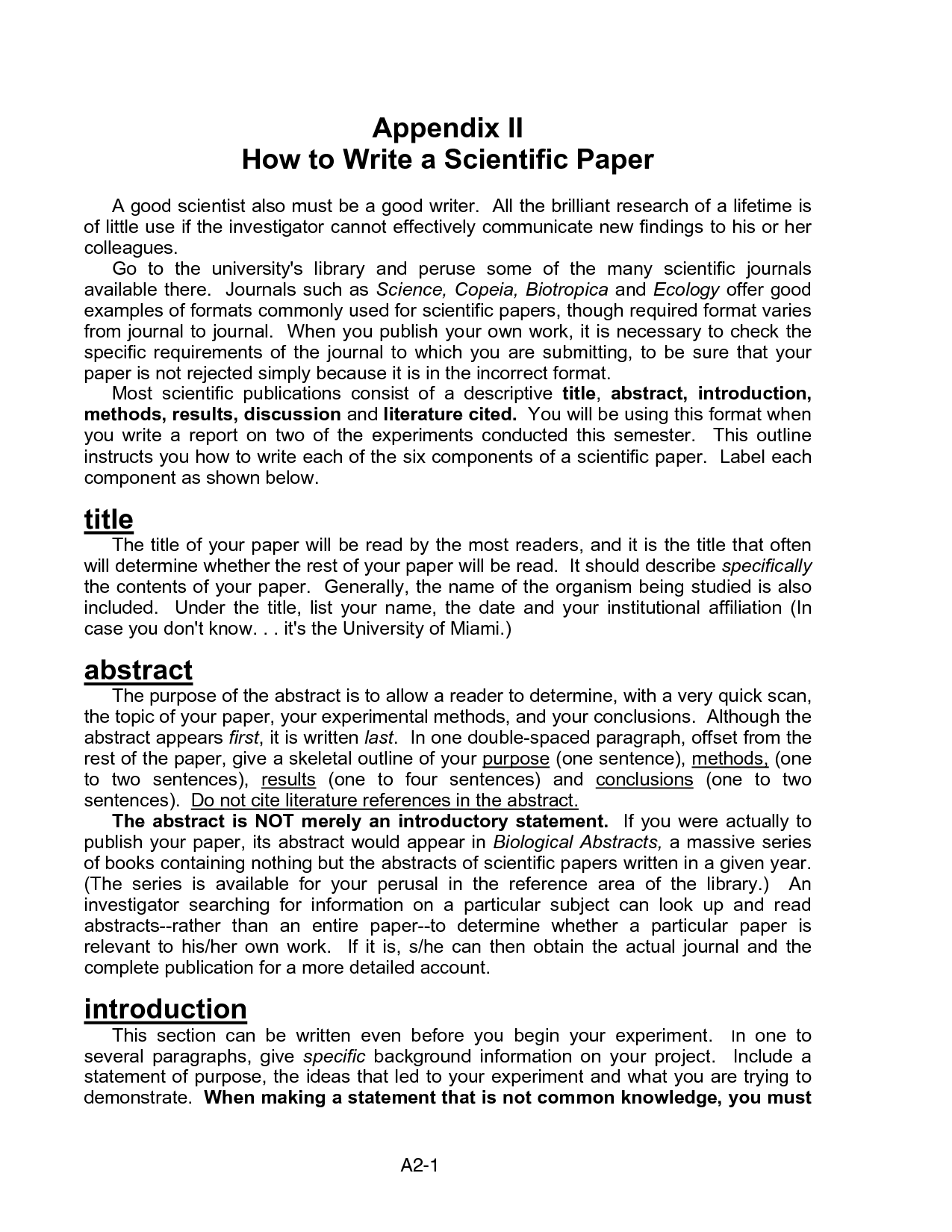 Help Writing A Scientific Report – Writing a Scientific Research Report (IMRaD)