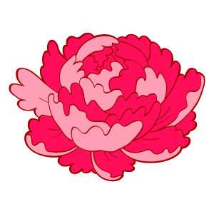 芍薬 花 植物イラスト Flode Illustration フロデイラスト