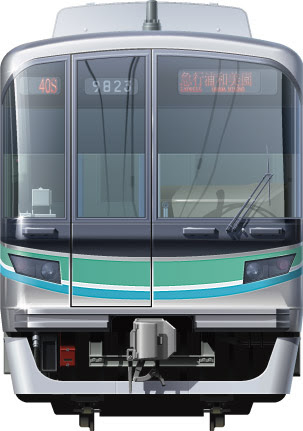 東京メトロ 9000系 正面イラスト