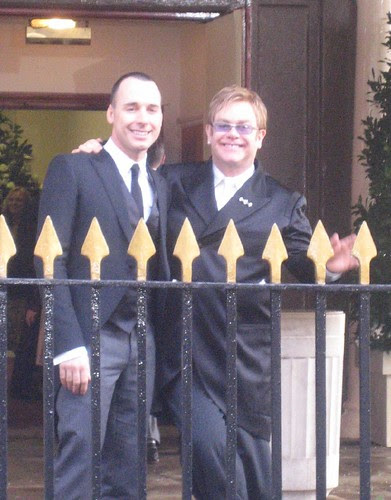 elton johns wedding