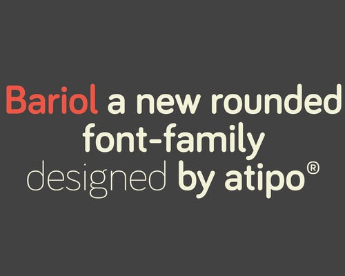 bariol 100 Best free fonts to use for creating a logo