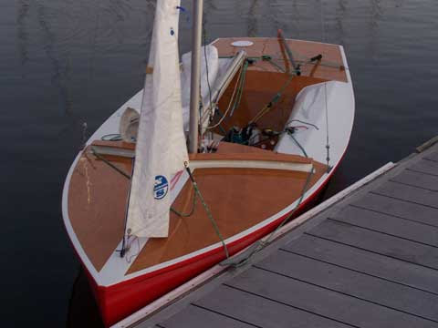 Building a wooden snipe sailboat