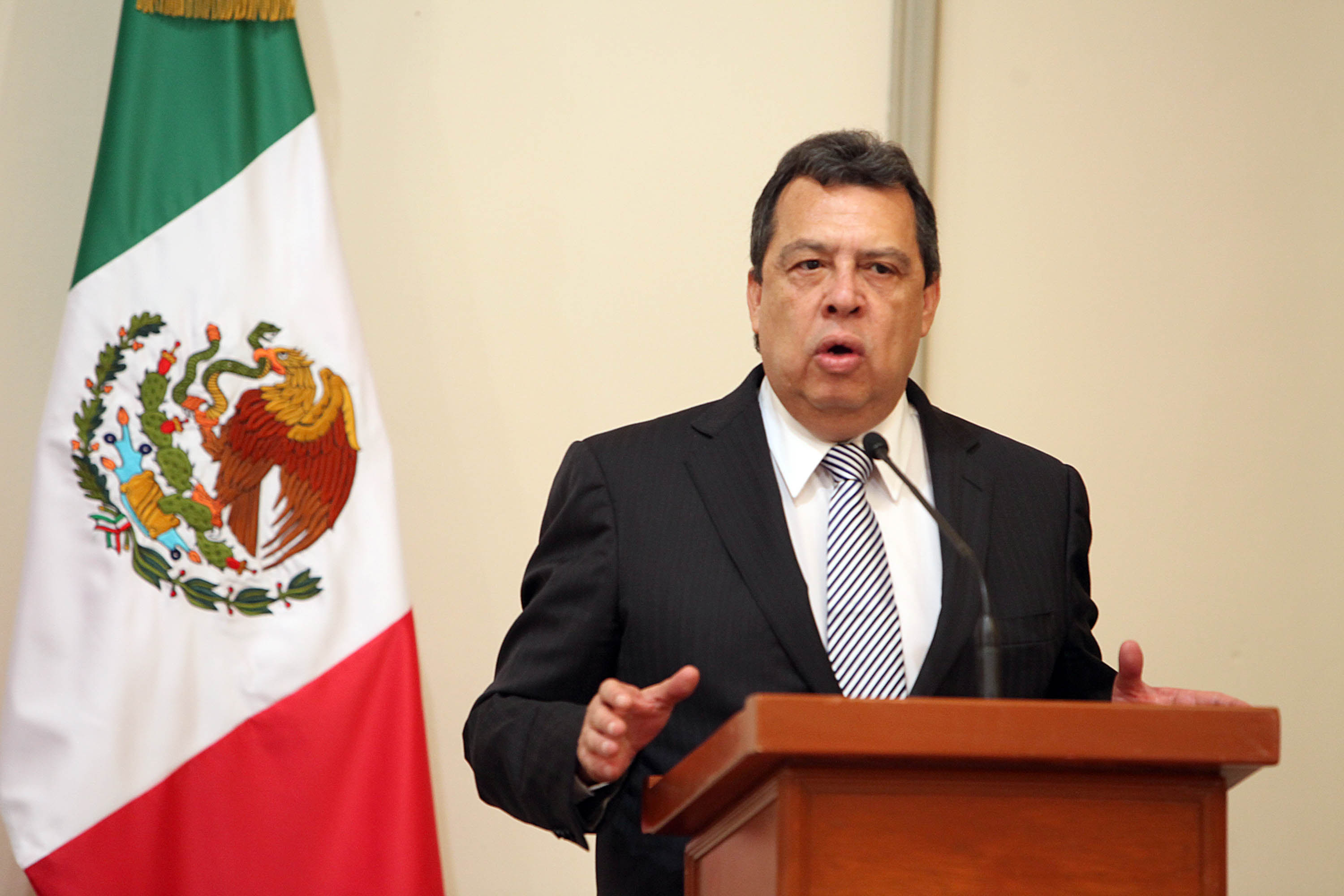 Ángel Aguirre, gobernador de Guerrero. Foto: Benjamín Flores.