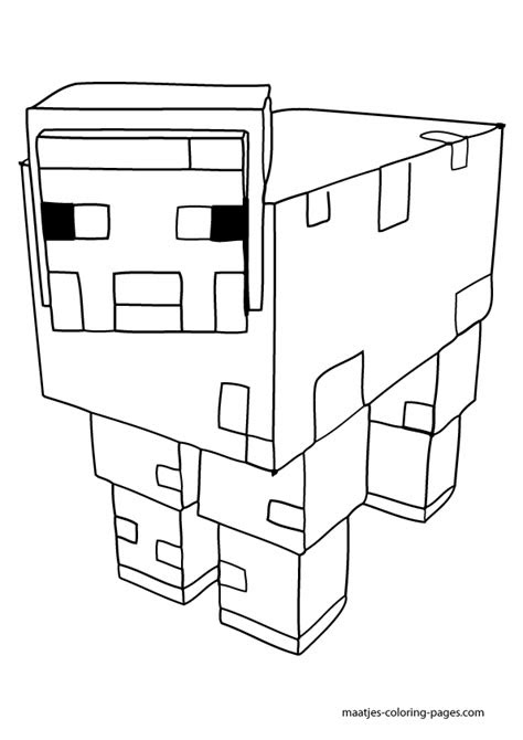  minecraft coloring pages