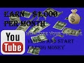 How To Monetize YouTube Videos 2017