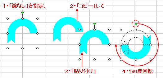 Excelお手軽イラストのススメ 七十六の段 リボンを描こう 後