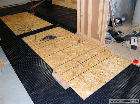 basement  flooring options diy basement subfloor