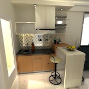 37+ Dapur Minimalis Dengan Meja Bar
