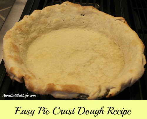 Easy Pie Crust Dough Recipe