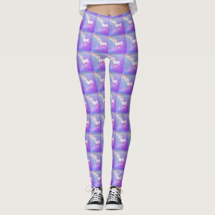 Unicorn and Rainbow Leggings