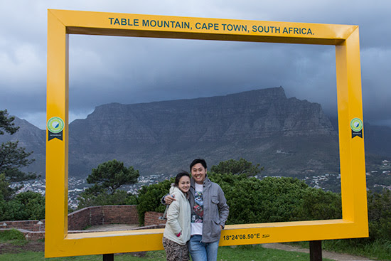 Cape Town Table Mountain from Signal Hill