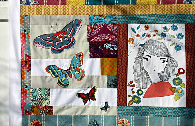 An Applique Art Quilt Top