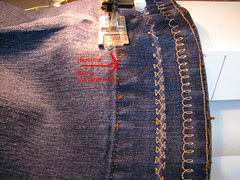 Hemline Stitched Over #2