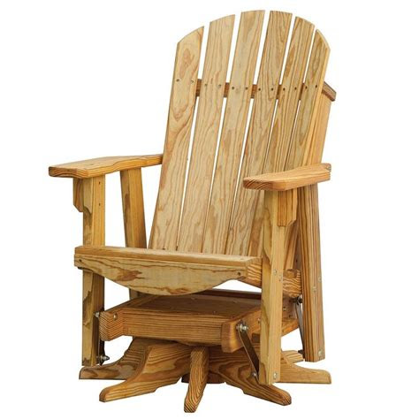 swivel glider adirondack chair plans woodworking