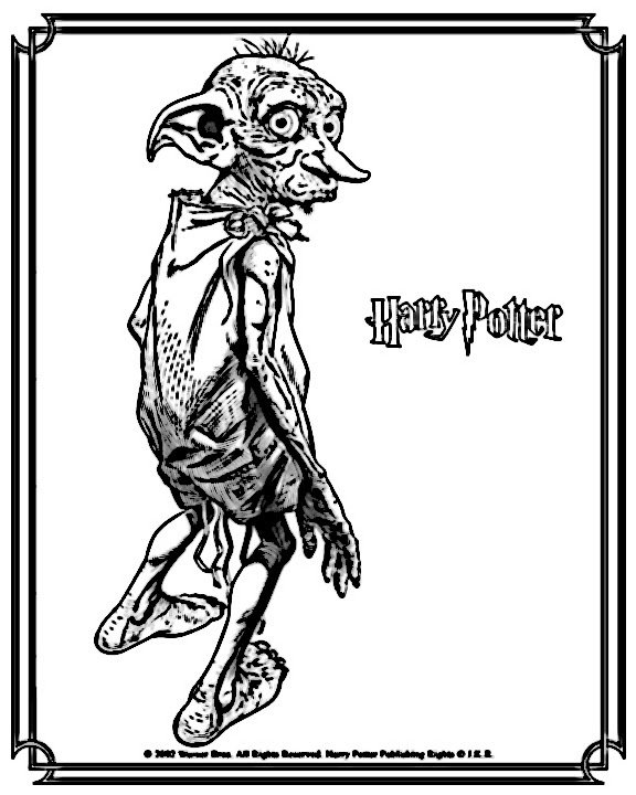 Ausmalbilder Kinder Harry Potter 6