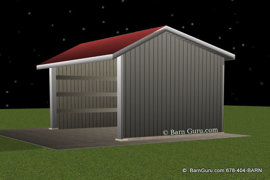 Small Lawn Tractor Shed