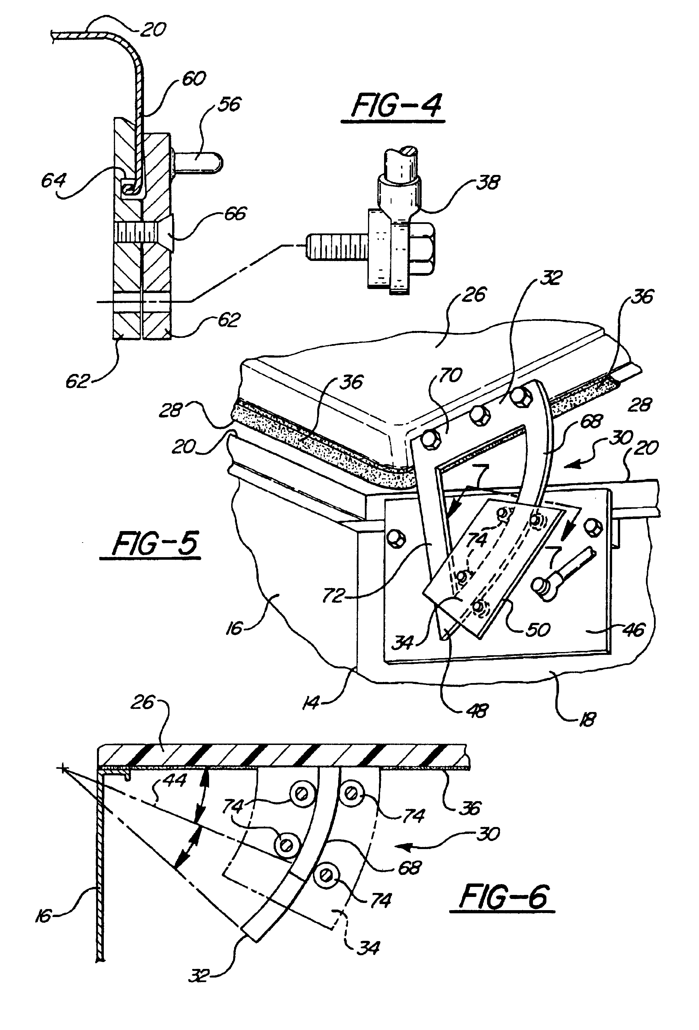 ... - Mounting hardware for a hard tonneau cover - Google Patents