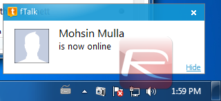 fTalk - notification