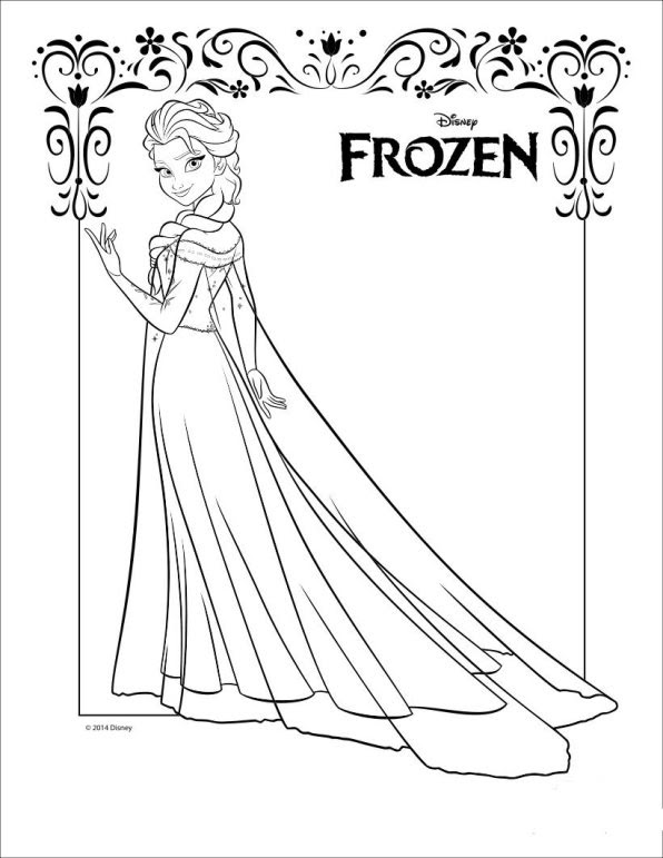 Kids-n-fun | 17 Kleurplaten van Frozen Anna en Elsa