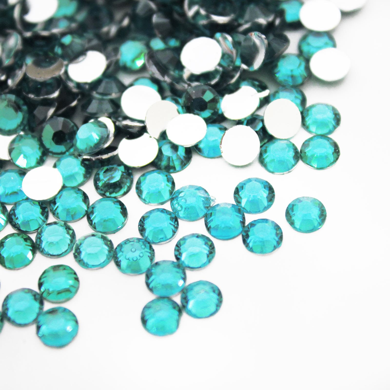 1000 flat back rhinestones acrylic gems diamante crystals