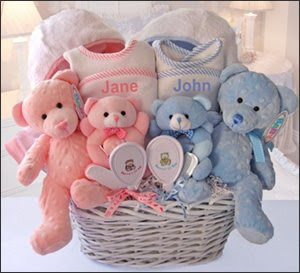 Double The Blessings Twin Boy & Girl - Unique Gift Idea