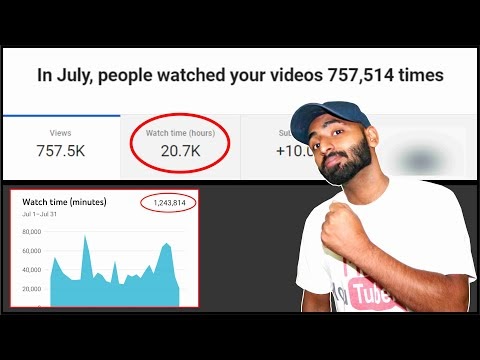 4000 Hours Watch Time Kaise Complete Kare 2020 || How to Complete 4000 Hours Watchtime in 1 Day