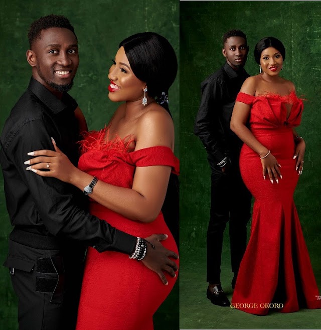 STUNNING!! Pre-Wedding Photos Of Super Eagles Star, Wilfred Ndidi & Lover, Dinma.
