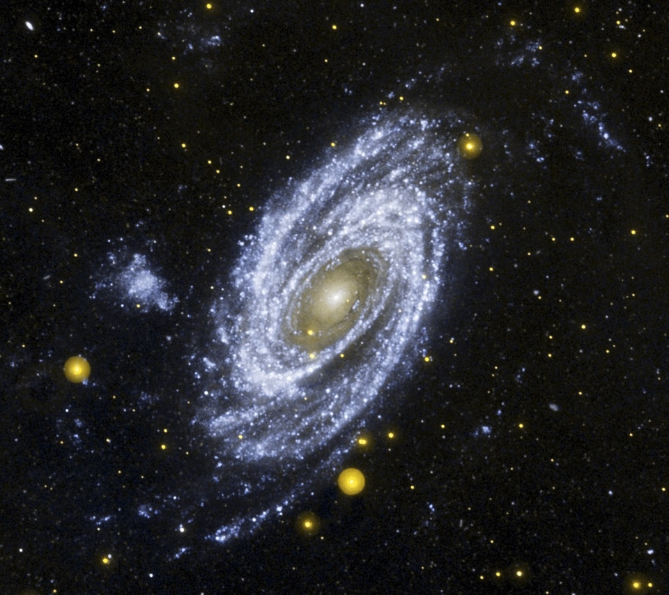 壁紙 銀河のスマホ壁紙960x854 M81 Wide Galex 001 Jpg 壁紙box
