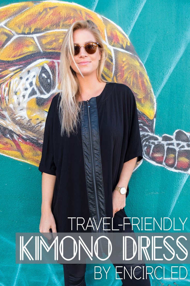 Encircled Retrograde Kimono Dress