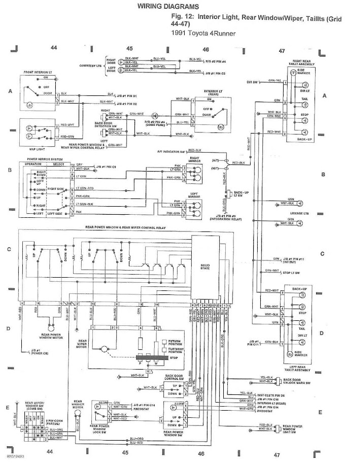 2014 Toyota 4runner Fuse Diagram
