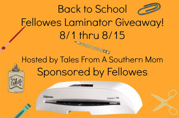 Fellowes Laminator Giveaway