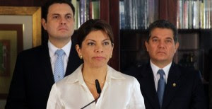 Laura Chinchilla, presidenta de la República. CRH