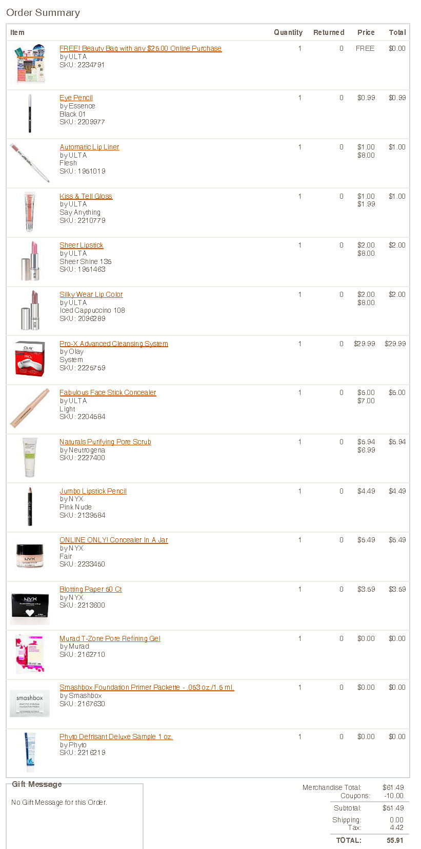 Sephora & Ulta Haul