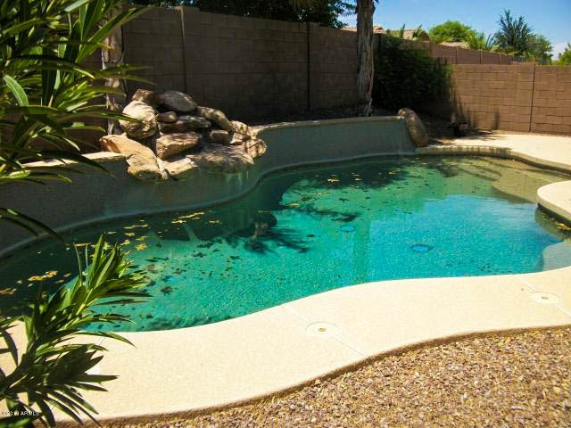 the pool