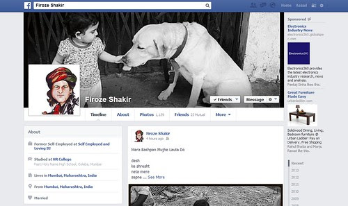 There Is Deafning Silence on My Facebook Wall by firoze shakir photographerno1