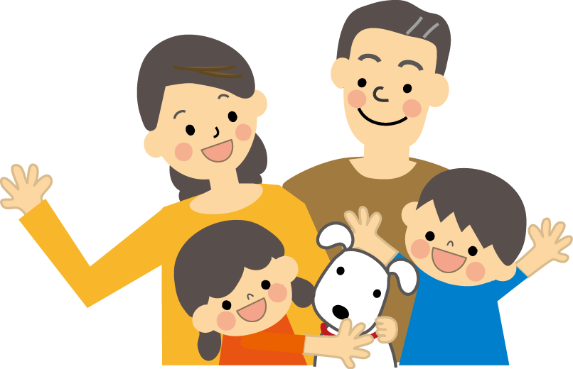 家族のイラスト 無料イラスト フリー素材2