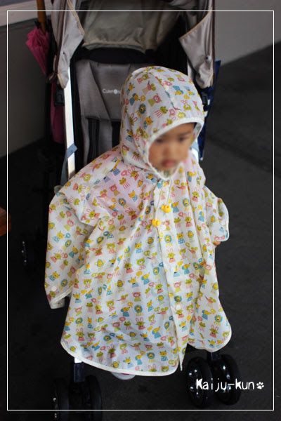 手作りレインポンチョ 怪獣くんちの陽だまり日記