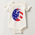 American Marathon runner stars stripes shirt
