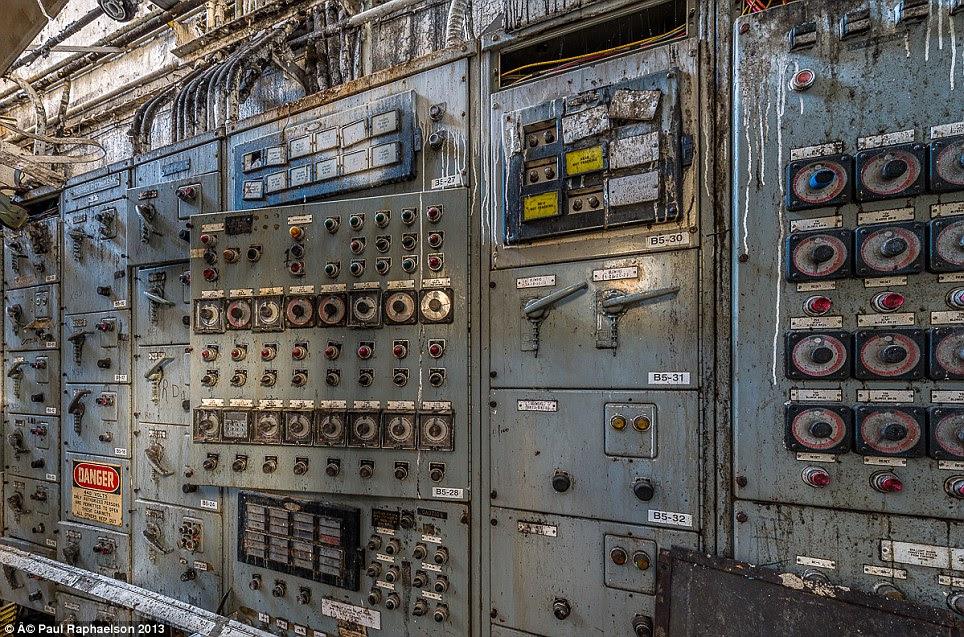 Decay: Many of the signs and stickers have already partially eroded, thanks to the briny air around the East River