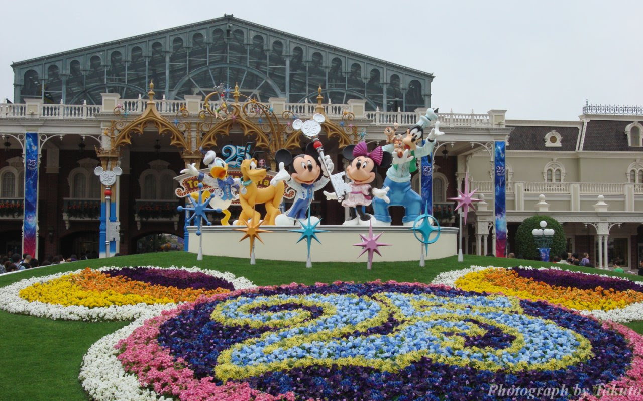 東京ディズニーリゾート25周年の壁紙 ワイド画面 Tdl