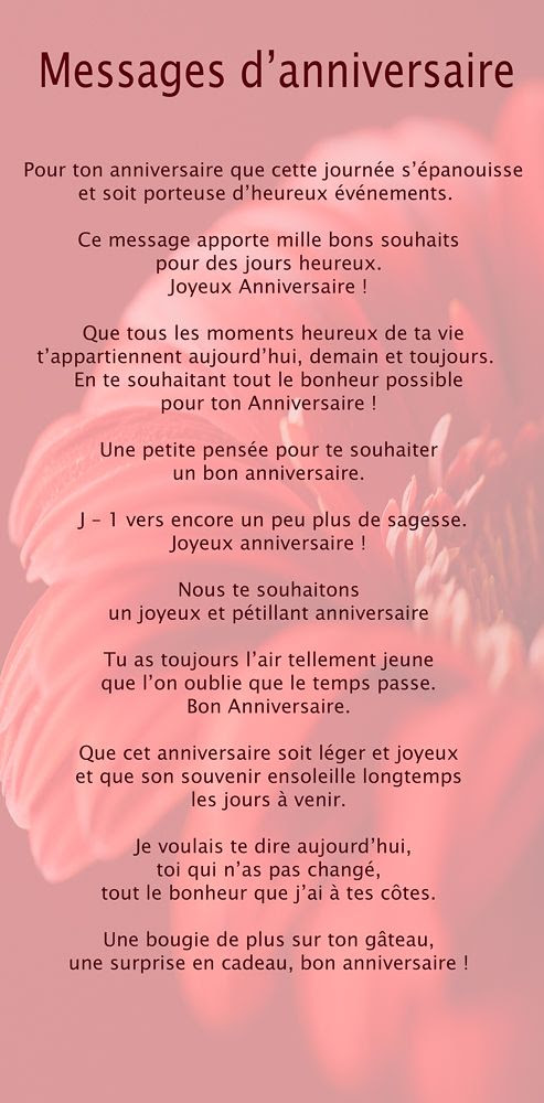 message anniversaire mari