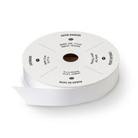 Whisper White 5/8" Satin Ribbon