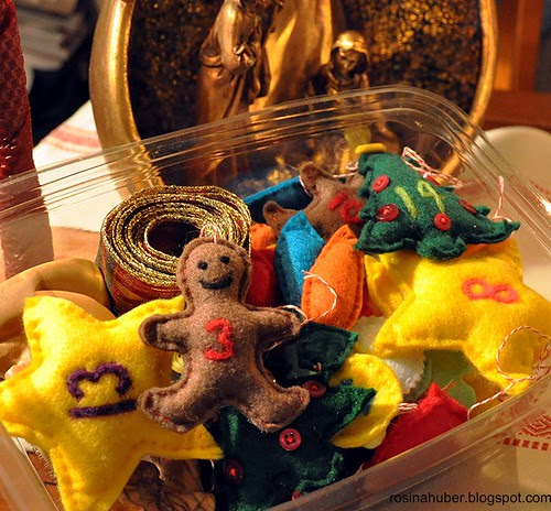 Felt Advent Decorations