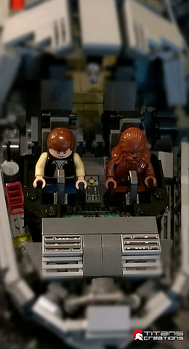 It Took 10,000 LEGO Bricks To Build The Millennium Falcon's Interior