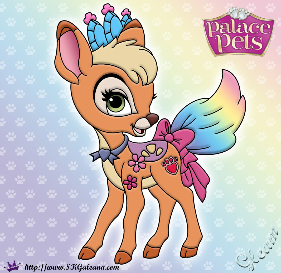 Disney Princess Palace Pets Gleam Coloring Page SKGaleana Disney Princess Palace Pets Gleam Coloring Page SKGaleana