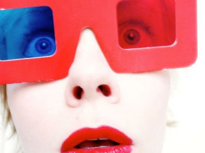 oversized red plastic novelty sunglasses