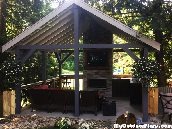 diy 16x16 outdoor pavilion myoutdoorplans free